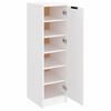 Flur Schuhschrank, Schuhschrank, Schuhschrank mit Türen zur Aufbewahrung, 30x35x100 cm Ingenieurholz