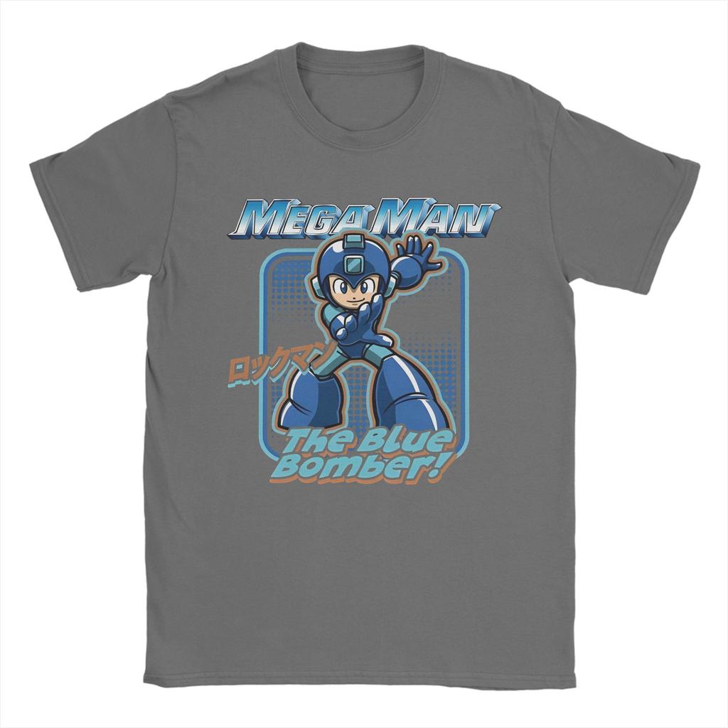Megaman X Mega Boy TShirt for Men Women  Fashion Pure Cotton Tee Shirt O Neck Short Sleeve T Shirt Plus Size Clothes