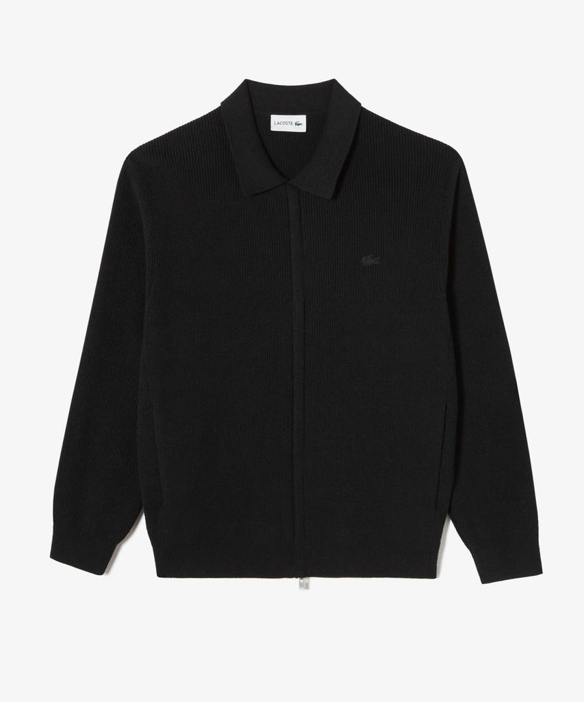 Lacoste Men'S Rib Collar Zip-Up Cardigan Ah403E-56G 031
