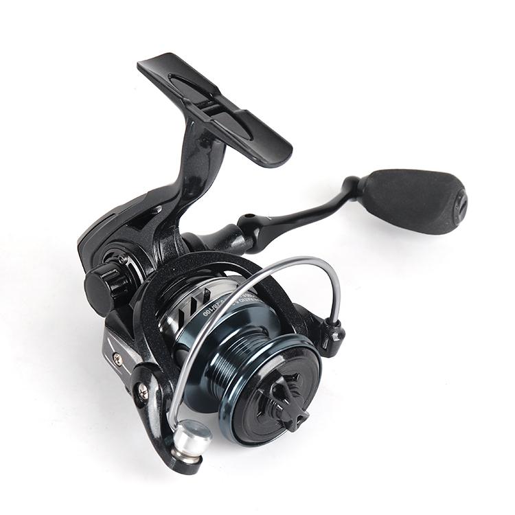 High-quality Aluminium Fishing Rod Reel Spinning Carp Reels for Left Right Hand Use for River Lake Stream Fishing 1000 синий