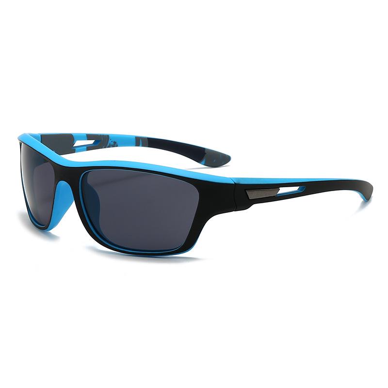 Men's Iridescent Polarized Cycling Sunglasses: Dustproof, Fashionable, UV Protection