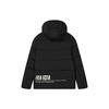 Fila Casual Hooded Basic Solid Color Long Sleeve Down Jacket Winter Men Outerwear Black F11M249903F-BK