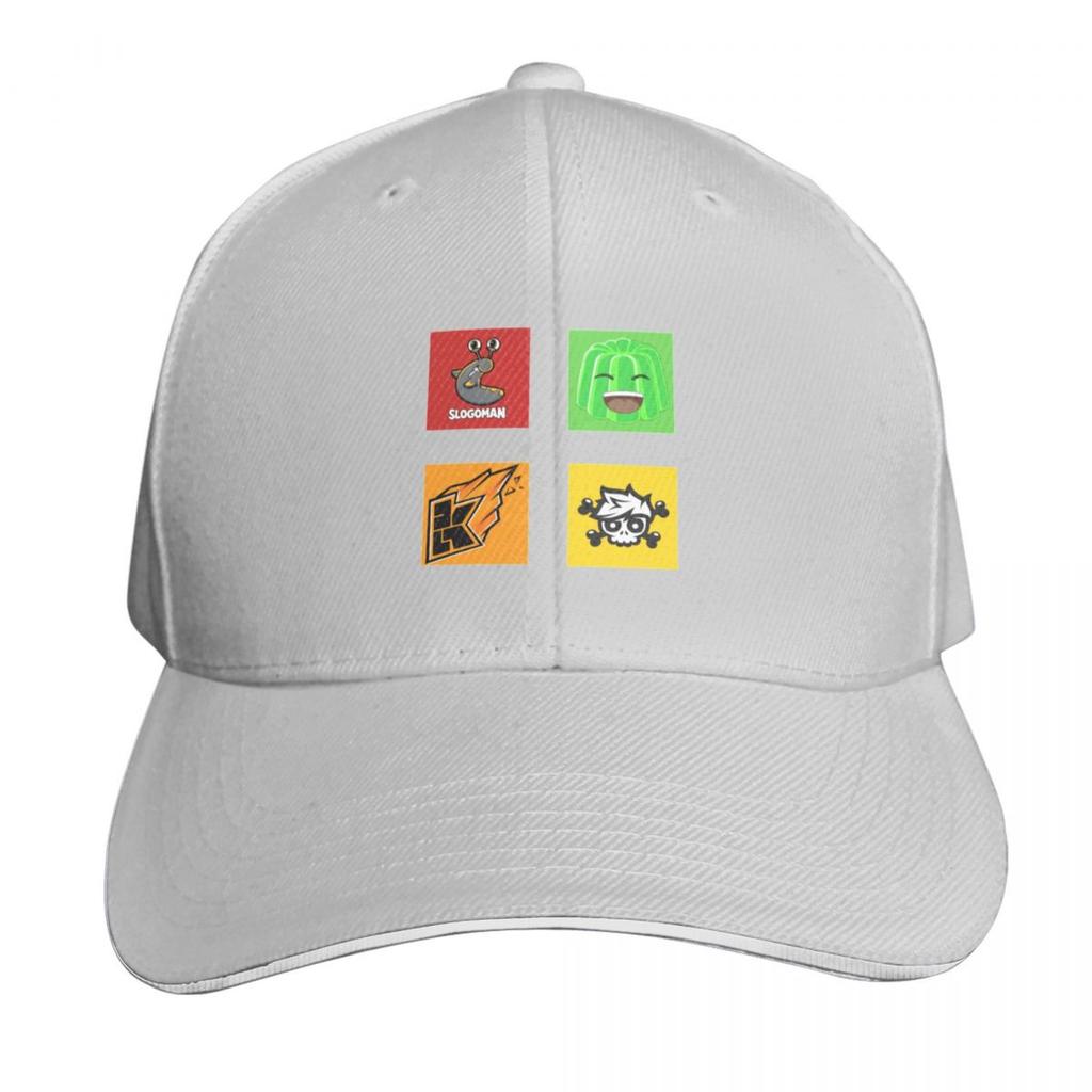 Slogo Jelly Crainer and Kwebbelkop Baseball Cap Black Cosplay Rave Winter Hat Women Hats Unisexs