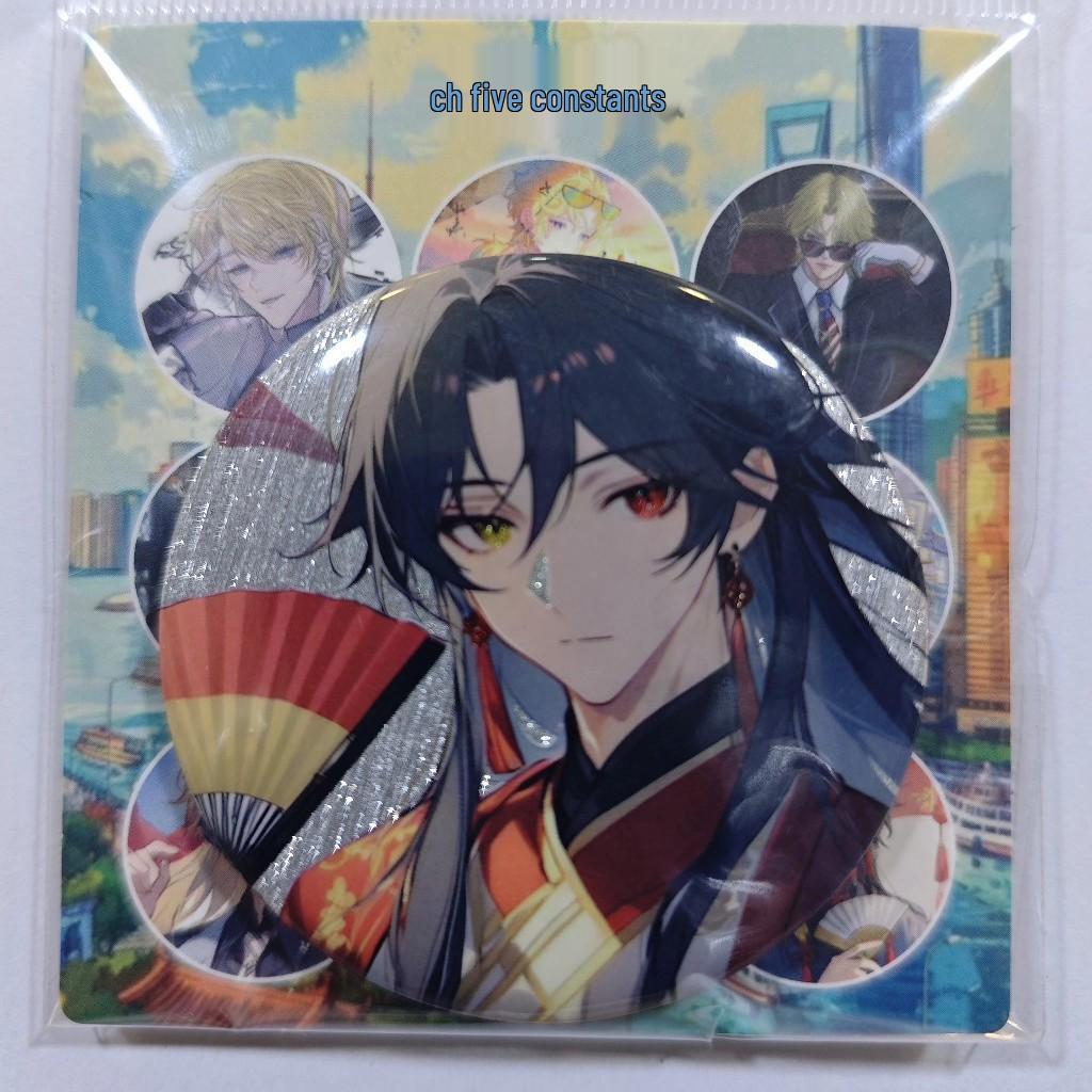 Ch Five Nations Porcelain Daddy Badge: Anime Brooch Tinplate Trend