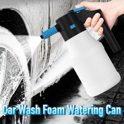 Car Wash Foam Watering Can Versatile Cordless Charging Water Saving Handheld Pump Pressure Sprayer for Car Washing Gardening
