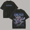 One Piece Graphic T Shirt Men Women Vintage Wash Cotton Short Sleeve Tee Summer Streetwear Casual Tops