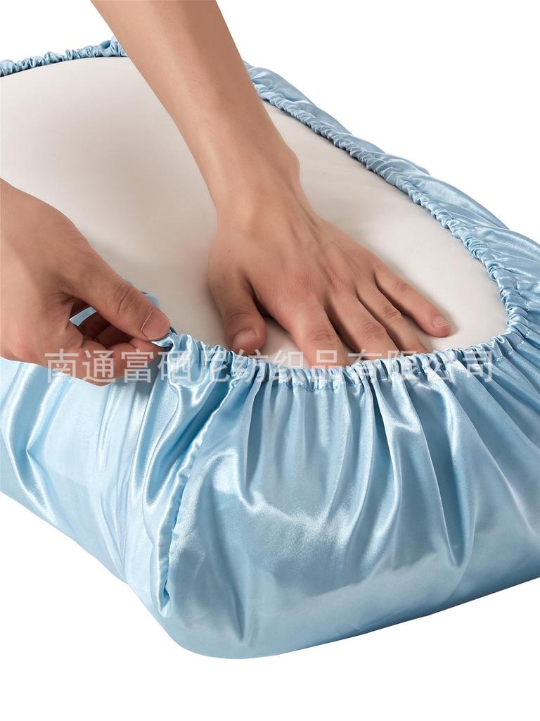 Imitation Silk Elastic Band Satin Pillowcase - Multi-color Options Available
