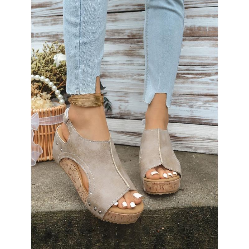 Wedge Sandals Fashion Casual Fish Mouth Sandals Women's Hot Sandals