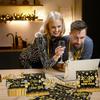 40Pcs New Years Eve Napk - Happy New Year Decorations 2026 Black Gold New Years Party Napk Cheers to the Table Decorations for 2026 New Year Party