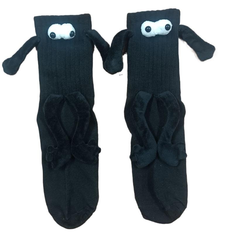 Cute funny lady tube socks magnet magnet fashion couple hand socks