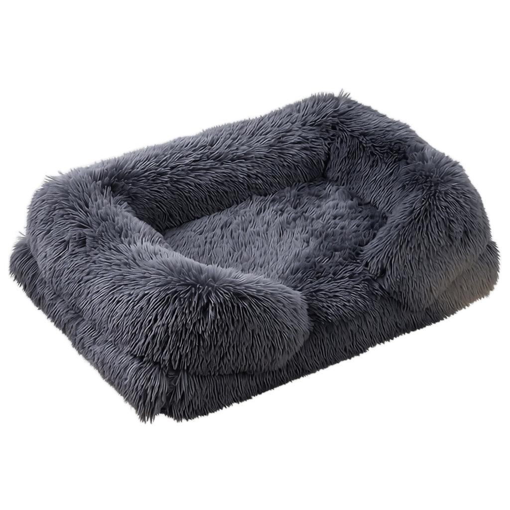 Winter Plüsch Memory-Schaum Haustierbett mit abnehmbarem Bezug