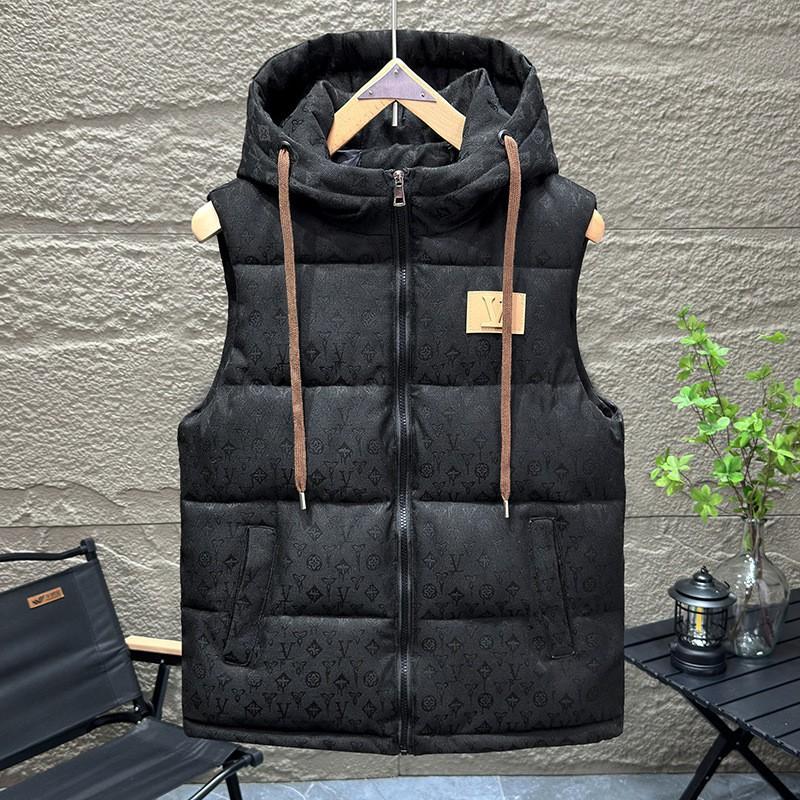 Mens Thick Camo Puffer Vest Plus Size Winter Casual Sleeveless Jacket Young Adults