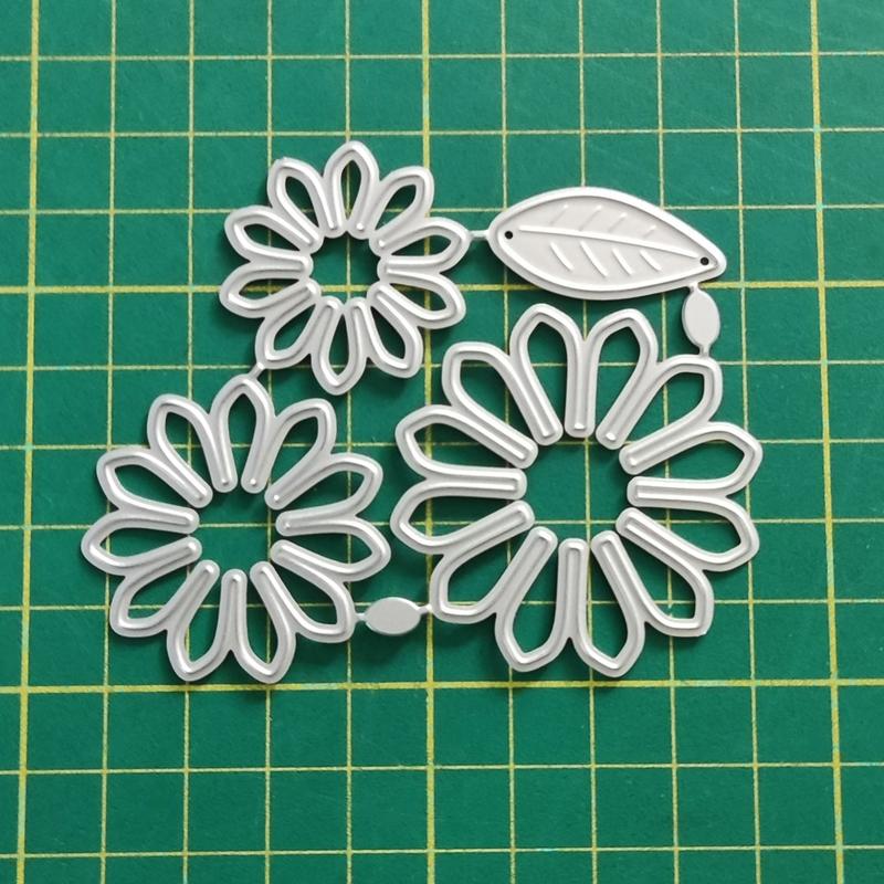 Flower Petal Metal Cutting Dies Handmade Crafts DIY Scrapbooking Embossing Supplies for Children Kids Girls Boys