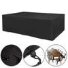 128 Sizes Waterproof Outdoor Patio Garden Furniture Covers Rain Snow Chair Covers (silver And Black Optional)