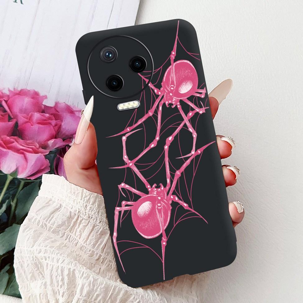 For Infinix Note 12 Pro 4G Case X676B Silicone Cute Cat Fashion Flowers Painted Cover For Inifnix Note 12 Pro Phone Case Bumper