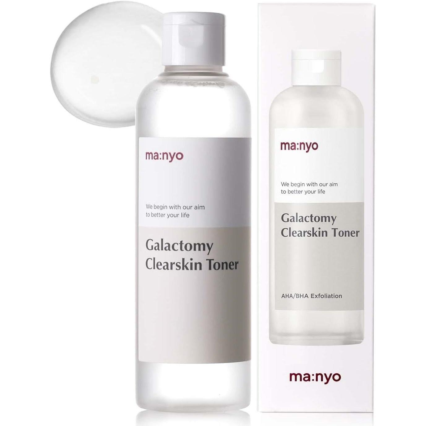 

MANYO Galactomy Clear Skin Toner 210ml 93.69 Galactomyces 2x Niacinamide tone-up transparency exfoliation care essence low irritation Korean skincare