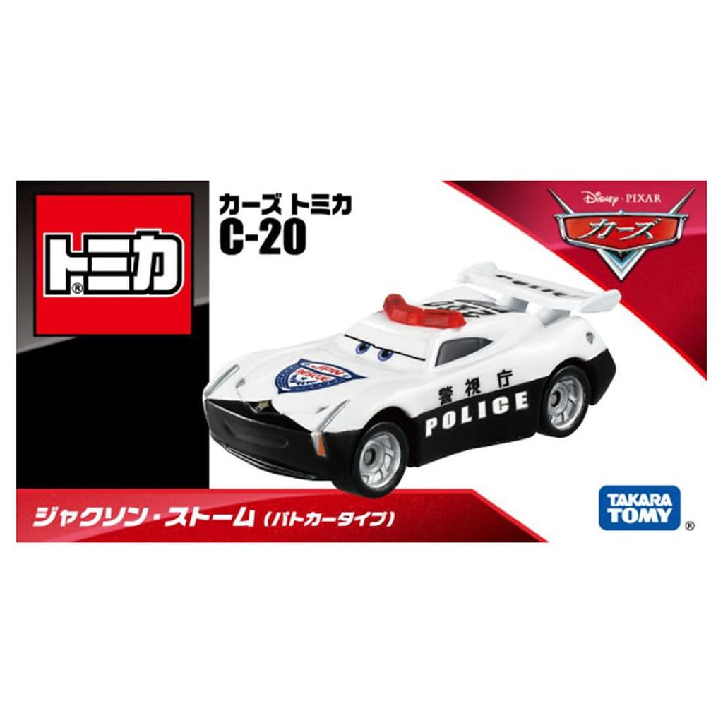 TAKARA TOMY Disney Cars Tomica Jackson Storm Car Miniature Car Toy for Ages 3 and Up C-20 (Police Type)