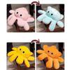 Reversible Large Octopus Plush Pillow Stuffed Animal