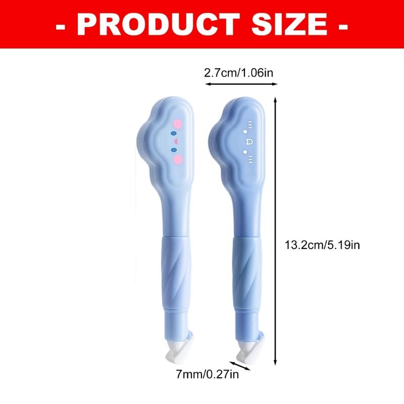 4 Pieces Noiseless Correction Tape Set In Fun Cloud Shape Writing Error Corrector Tool Perfect for School & Office Use