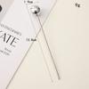 Simple And Versatile Pearl Hairpin, Hair Accessories, Niche Cold Hairpin, Modern One-Character Plain Hairpin.