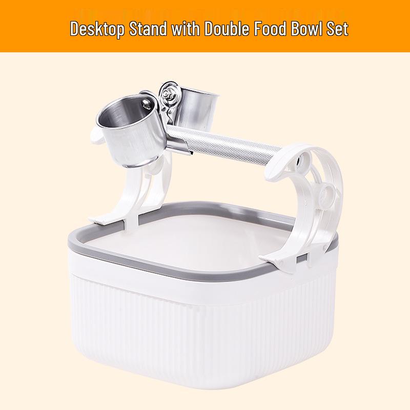 Parrot Potty Training Stand with Poop Bucket - Fixed-Point Defecation Platform for Medium & Large Birds