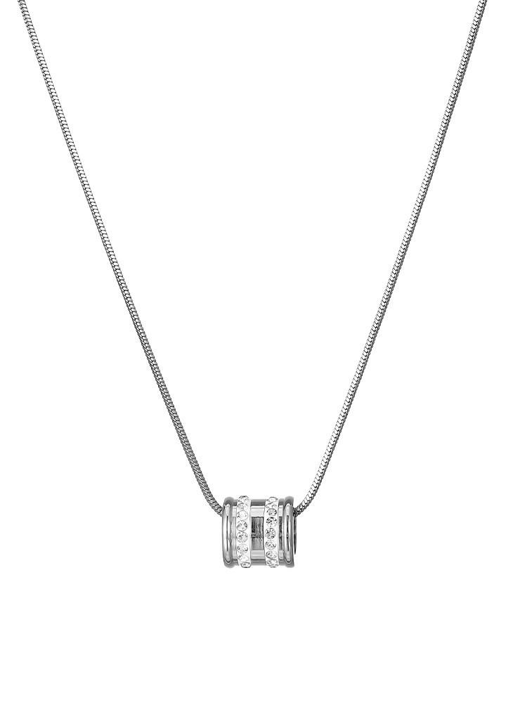 Elegance: Women's Little Waist Titanium Pendant for Sweater – Colorfast, Luxurious Summer Necklace