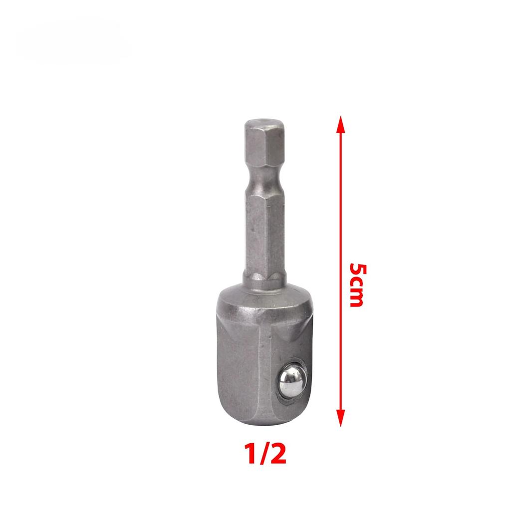 Steckschlüsseladapter Chrom-Vanadium-Stahl Schlagsechskant Schaftsatz 1/4" 3/8" 1/2" Verlängerung Bohrer Stangen-Satz Antriebskraft Bit Werkzeuge