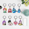 Witch Hunters Keychain Cute Cartoon Peripheral Pendant Key Chain Car Bag Mobile Phone Pendant