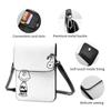 Snoopy Genuine Leather Smartphone Pouch Shoulder and Mini Popular Crossbody Bag [JMI] Bag, Thin, Women's Men's Pouch, Wallet,