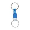 Portable Keychain With Detachable Quick Release Metal Key Ring° Rotation Dual Ring Buckle Hand Tools