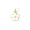 2pcs Enamel Flower Butterfly Brass Charms 18k Gold Plated Multicolor Exquisite Small Pendants For Earrings Necklace Findings