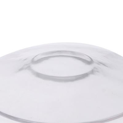 Piattino in vetro trasparente resistente al calore per tazze da tè e caffè
