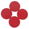 Red Replacement Pucks 3.22" for Game Tables, Equipment, Accessories (4 Pack) - Suit Home Arcade