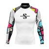 UPF 50 UV Protection Long Sleeve Rash Guard Diving Swimming Snorkeling Water Sports Unisex