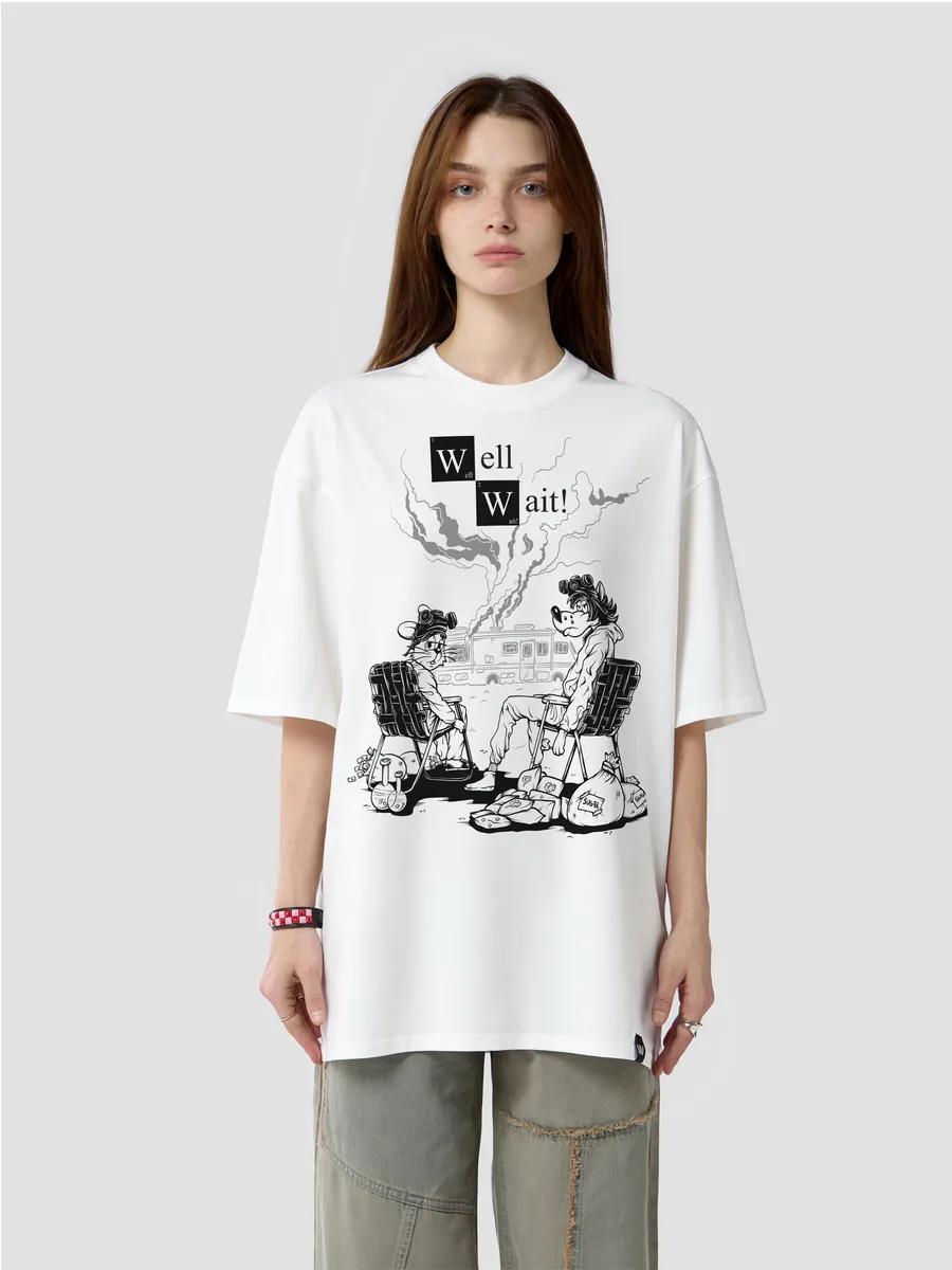 Oversized T-shirt Soyuzmultfilm print 4XL