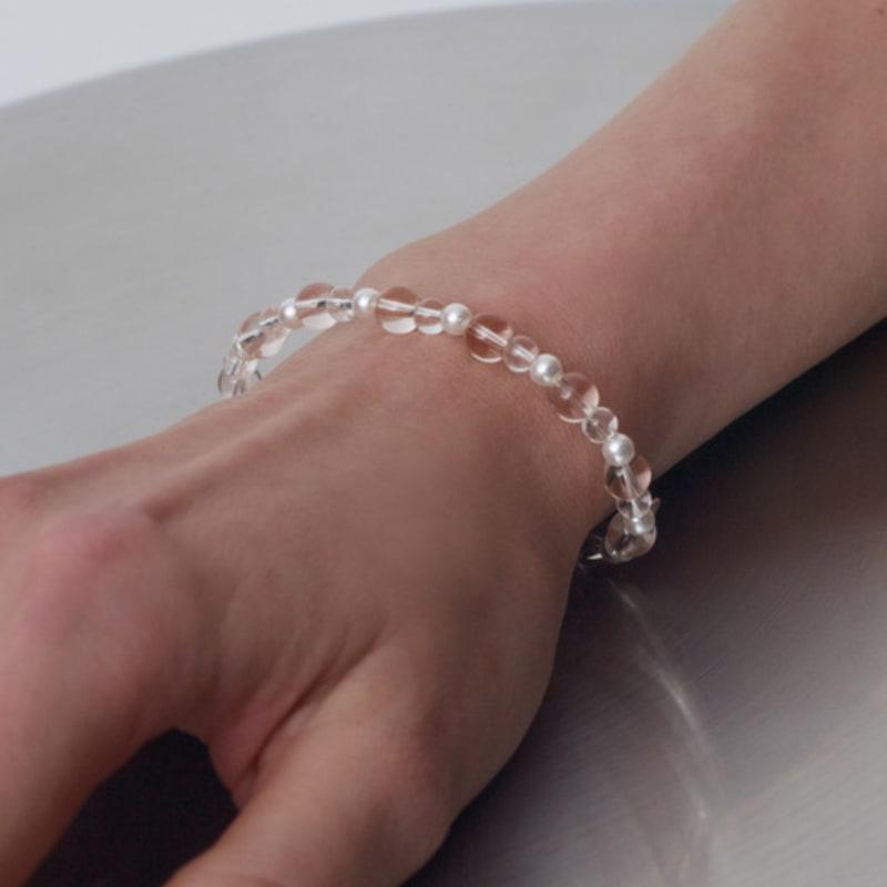 

MONDAY EDITION Flamingo Flower Bracelet pink