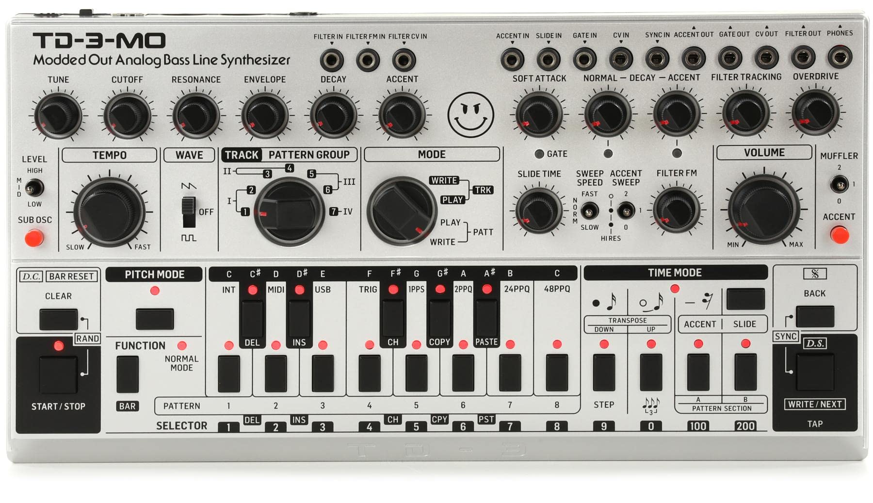 

Behringer Analog Bassline Synthesizer Silver TD-3-MO-SR -