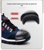 Men's Safety Work Shoes, Anti-Smash, Puncture-Resistant, Non-Slip, Wear-Resistant, Lightweight Rubber Soles