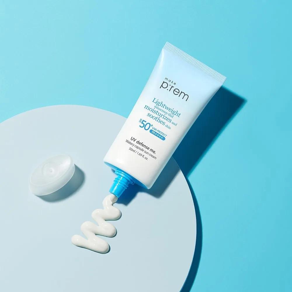 Make P:REM UV Defense Me Watery Capsule Sun Cream 50ml (Gift) Inteca Cream 20ml