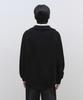 Musinsa Standard Relaxed Ribbed Half Zip Knit [Black]