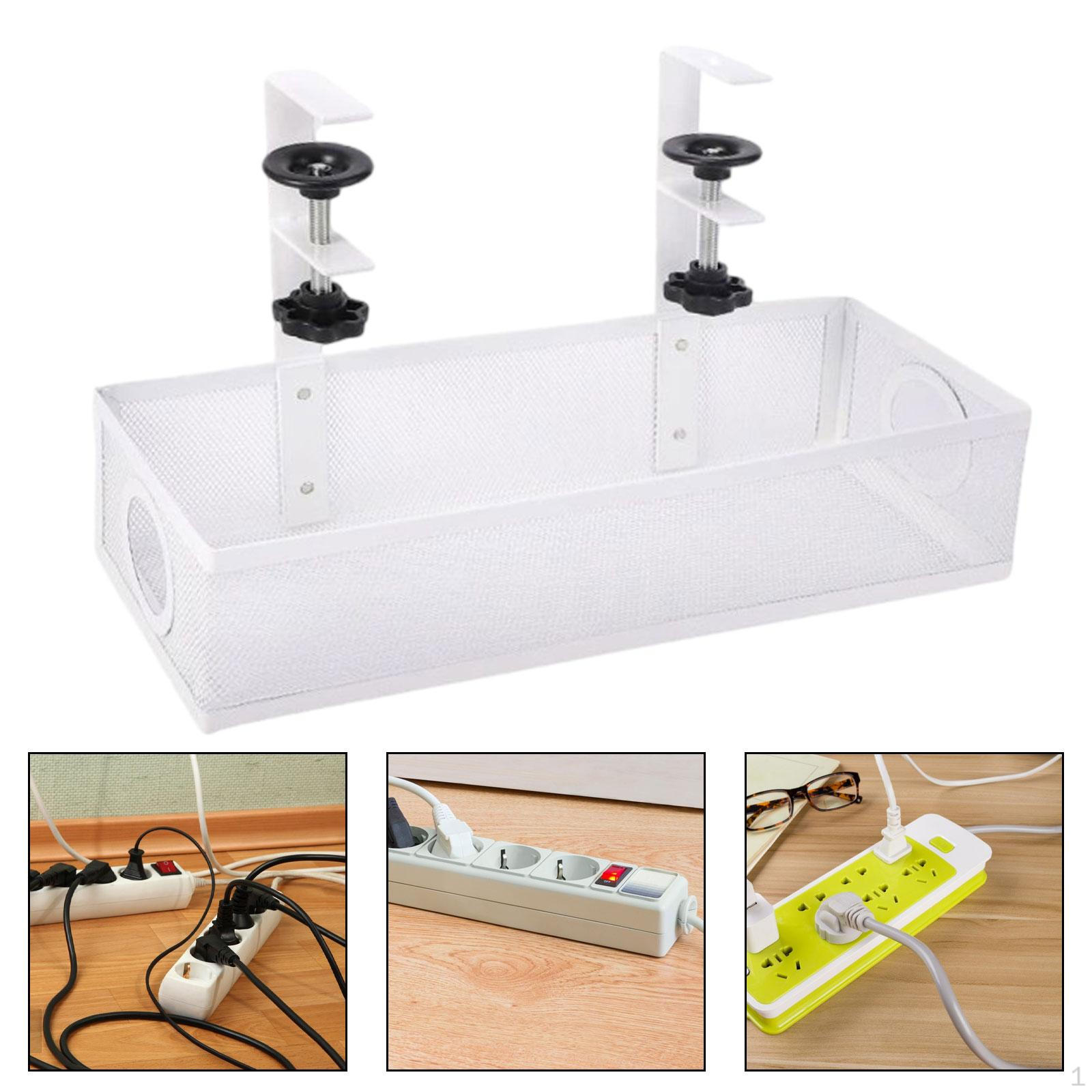 

Органайзер для хранения кабелей для офисных принадлежностей белый