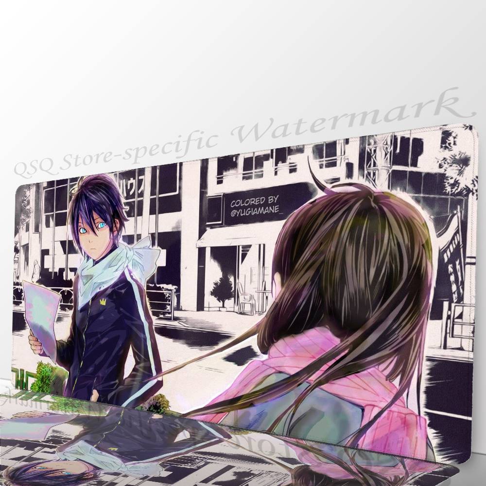 Anime N-Noragami Mousepad Non-slip Suitable For Office Computers Laptops E-sports Game Desk Mats XXL Keyboard
