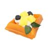 Slow Rebound Waffle Bread Squeeze Toy Food Shape Sensory Fidget Toy  Kids Adults