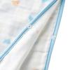 MIKI HOUSE Gauze Made in Prevents Colds While Suitable for Boys and Baby Blue Sleeper, Triple-Weave Gauze, 100% Cotton, Japan, Sleeping, Girls,