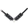 Lace Ruffle Heart Choker Necklace Gothic PU Leather Collar for Women Harajuku Jewelry