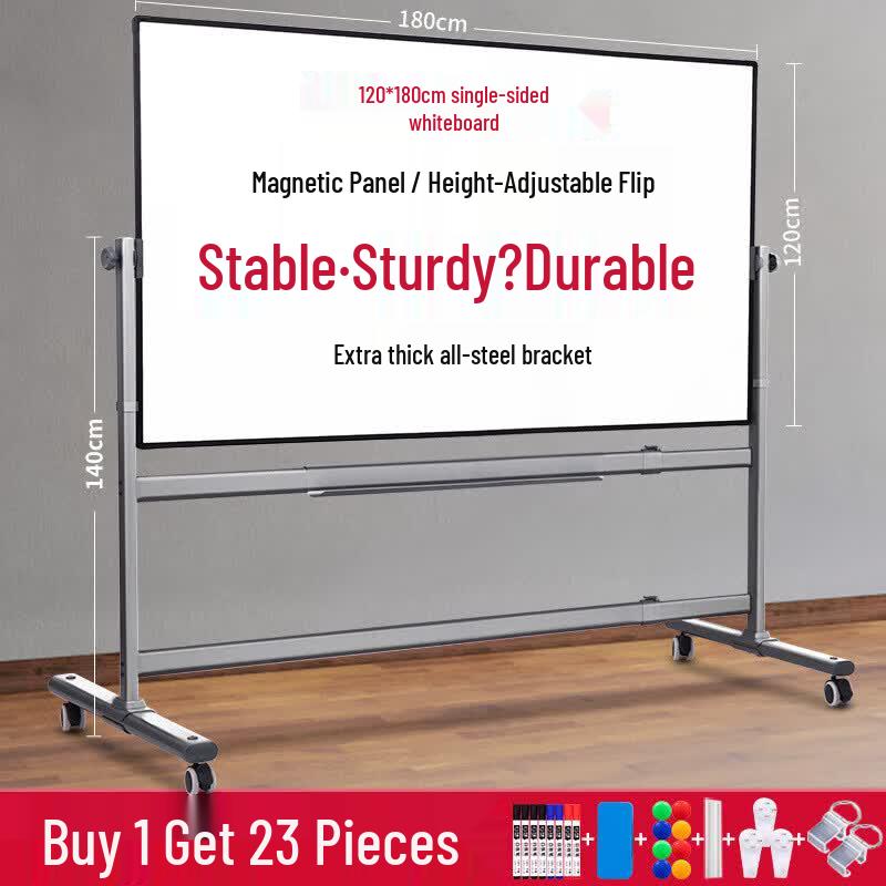 Mobile Magnetic Whiteboard Display Stand