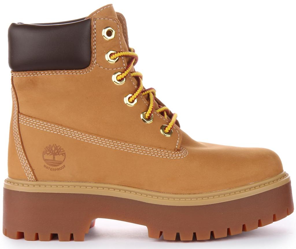 Timberland Premium WP Platform Boots A5RJD Brown Women's