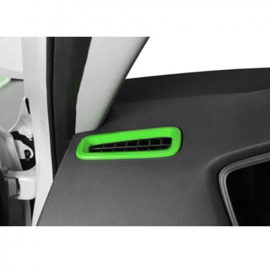 Dashboard L&R Air Outlet Vent Cover For Honda Civic 11th - Bright Green