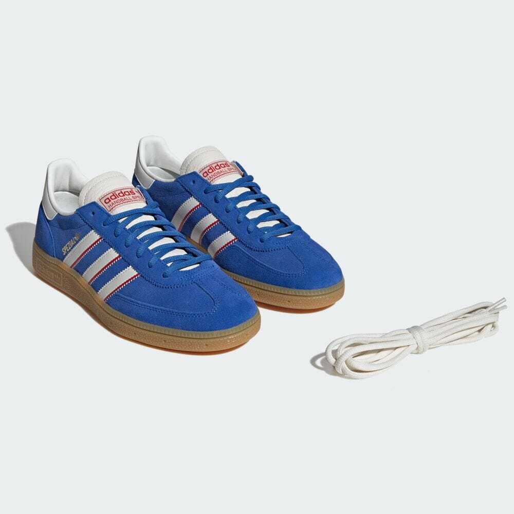 IF9532 adidas Originals Handball Spezial Blue Cloud White Better Scarlet (Men s) 12