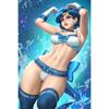 Print Canvas Game Jujitsu Warrior Nude Sexy Girl Art Living Room Bedroom Hanging Picture